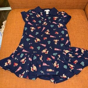 Polo by Ralph Lauren Navy Kids Dress with Fun Prints
